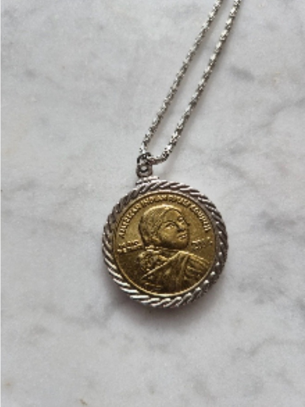 American Indian Relief Council
Sacagawea Coin Necklace 2014
Limited Edition